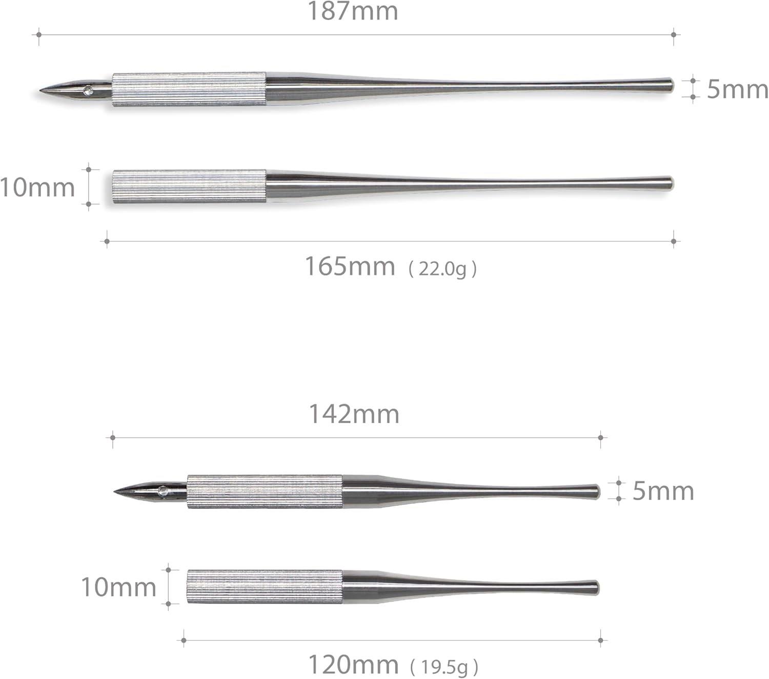 Coloverse Shuttle Nib Holder_Small_Brass Divit Kalem Uç Tutucu