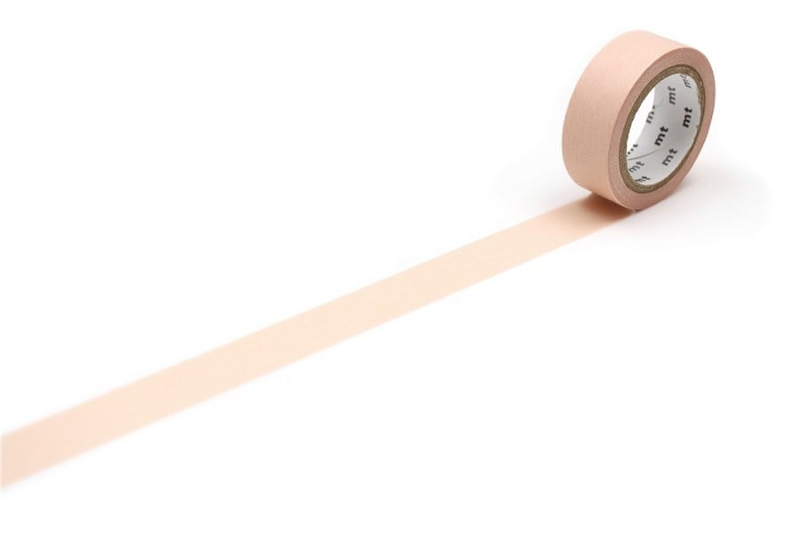 Kamo-i Masking Washi Tape 15mm×7m×8 Rolls Pastel Carrot