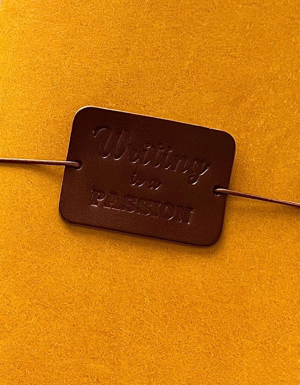 Aegean  Leather Deri Defter Lastiği Mor