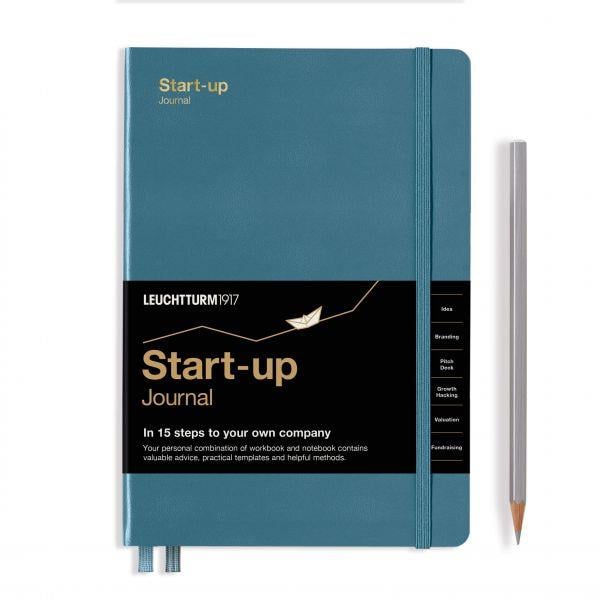 Leuchttrum 1917 Start-up Journal Medium (A5) Limited Edition Stone Blue 363844