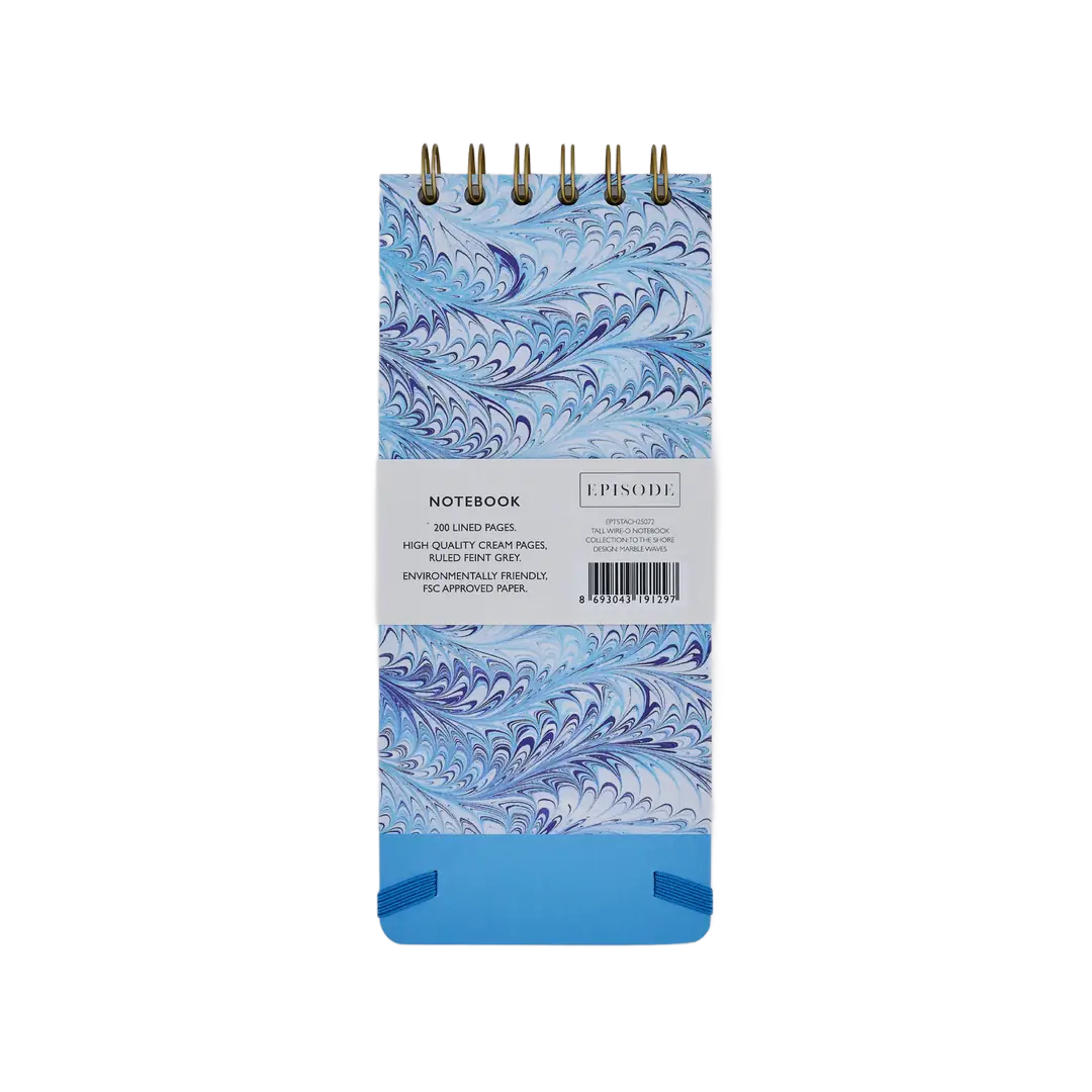 Episode To The Shore Marble Waves Dikey Spiralli Defter