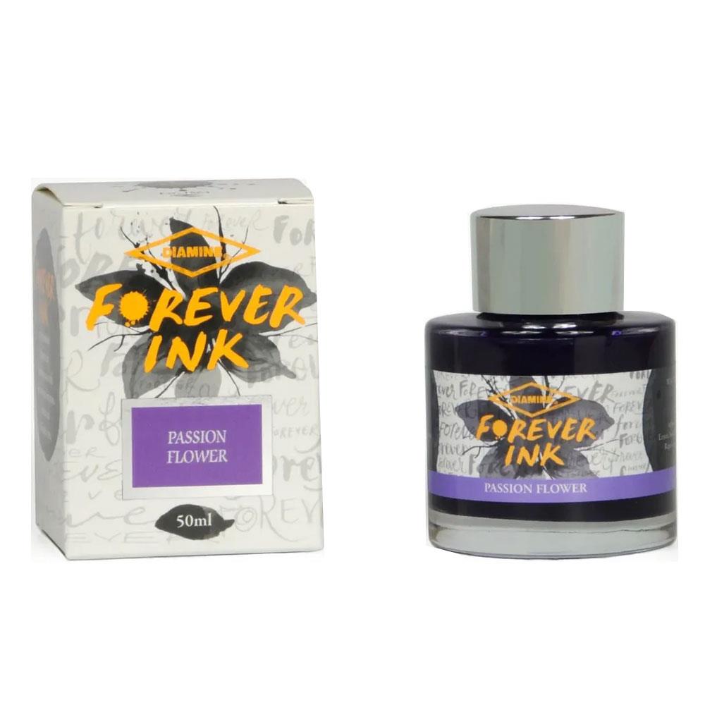 Diamine Forever Permanent & Waterproof Pigment Şişe Mürekkep 50ml Passion Flower
