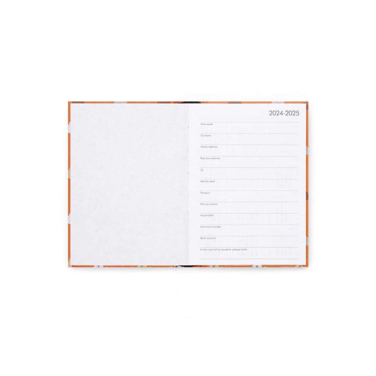 Legami Small Agenda/Planner Sept. 2024- Dec. 2025 16 Months Günlük Ajanda  Apricot Dogs