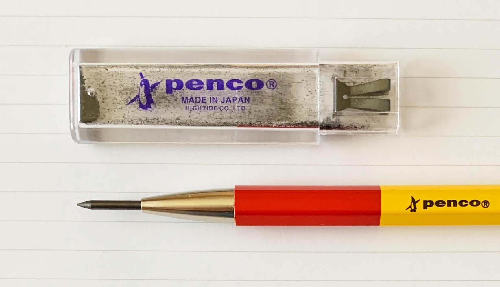 Penco Prime Timber 2.0 Pencil Lead Refill Black 5 pcs Kırmızı Kalem Ucu 