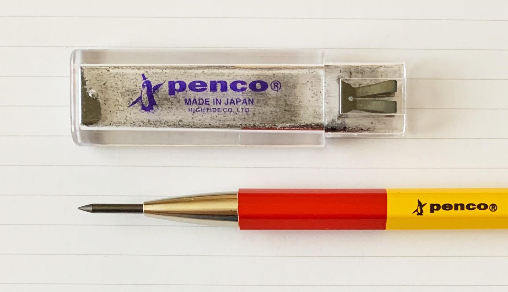 Penco Prime Timber 2.0 Pencil Lead Refill Black 5 pcs Kırmızı Kalem Ucu 