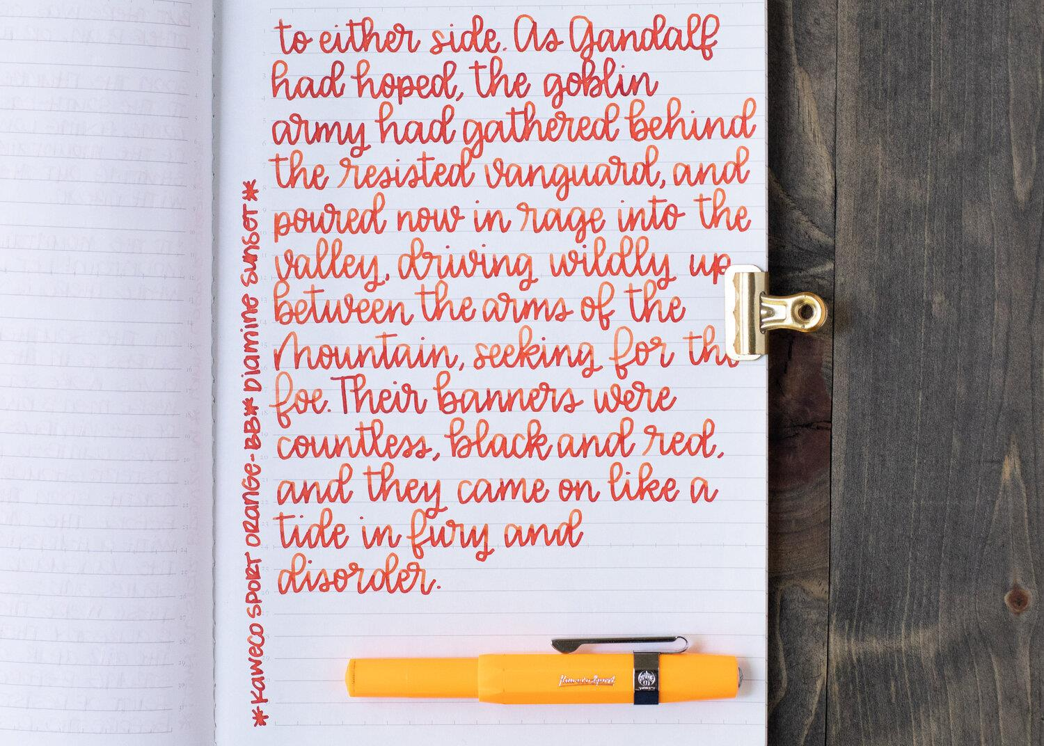 Diamine Dolmakalem Mürekkebi Sunset