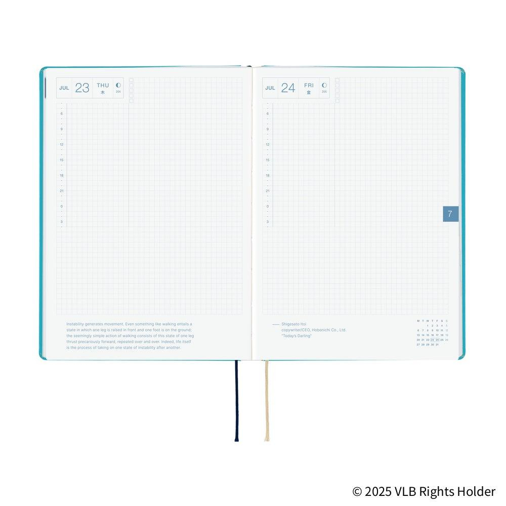 Hobonichi Techo Ajanda HON - A5 English - Virginia Lee Burton: The Little House - 2026 Jan Start