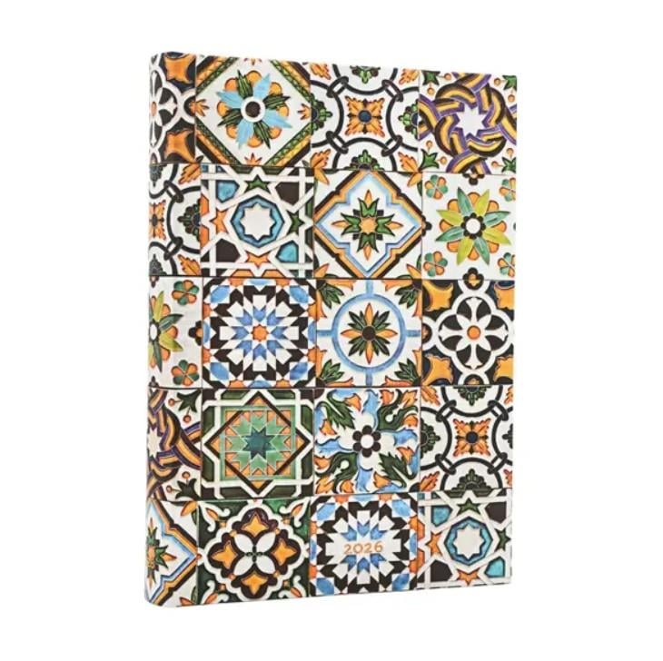 Paperblanks 2026 English Diary  12 Aylık Sert Kapak    Porto Midi Day Ajanda