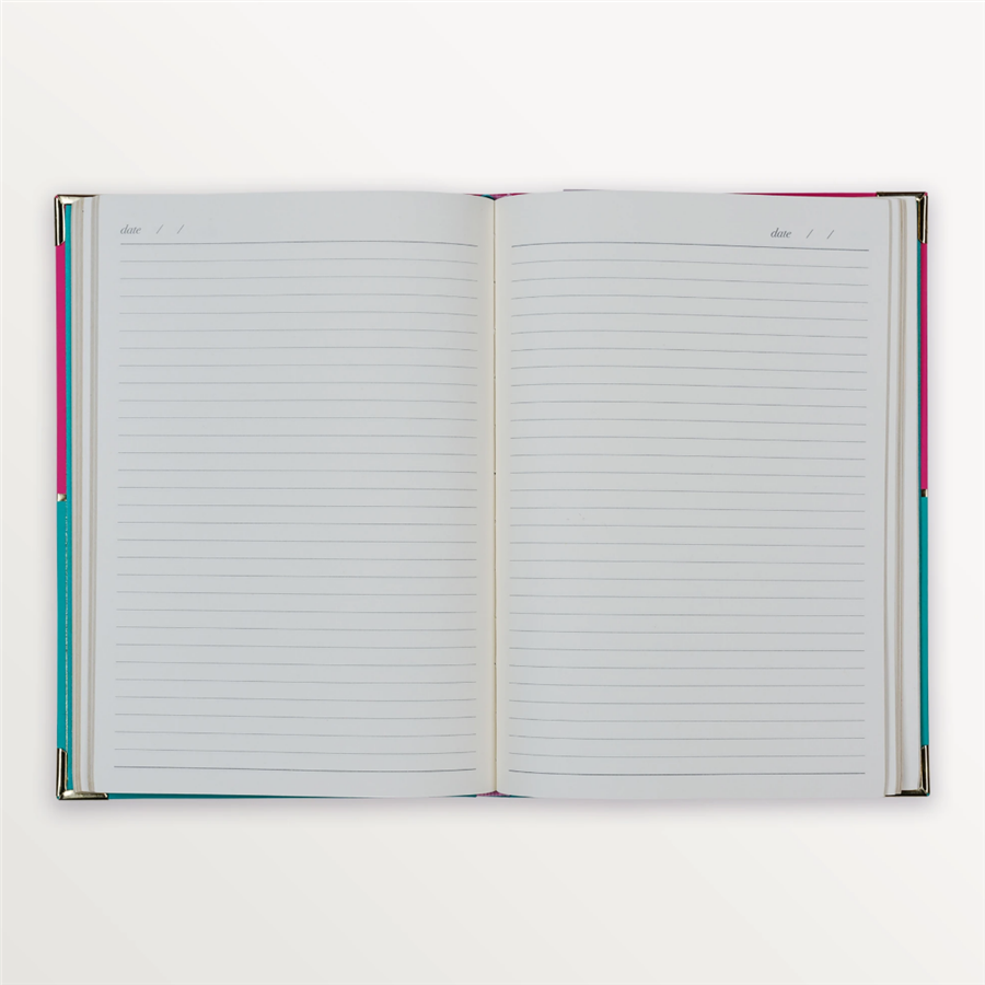 Episode Colourblock Duo Teal Raspberyy B5 Kalın Defter
