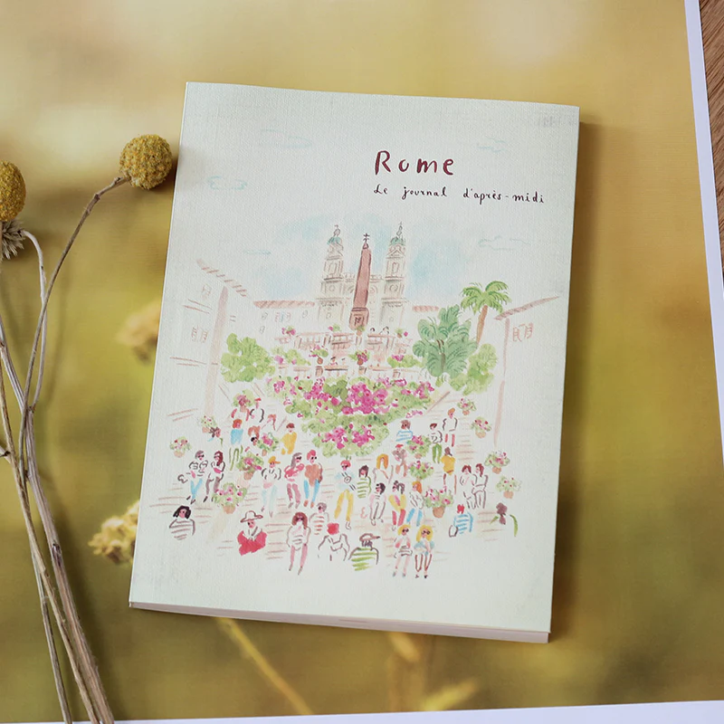 Pansy Daisy L'après Travel Journal Seyahat Günlüğü Defteri - Rome