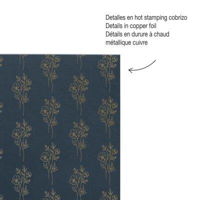 Miquelrius A5 70g 100 yaprak Telli Çizgili  Bloom British Defter 