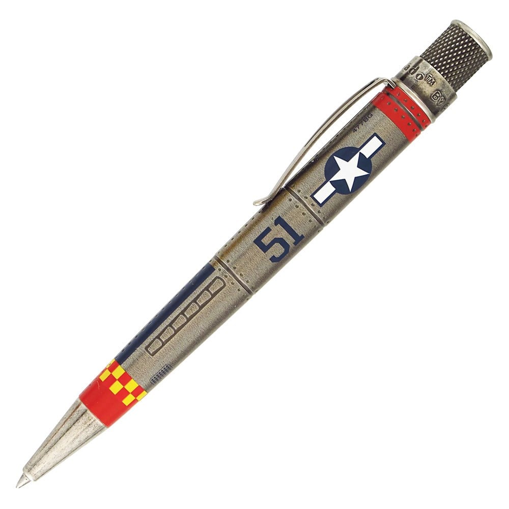 Retro 51 Tornado Vintage Metalsmith P-51 Mustang Roller Kalem VRR-1343