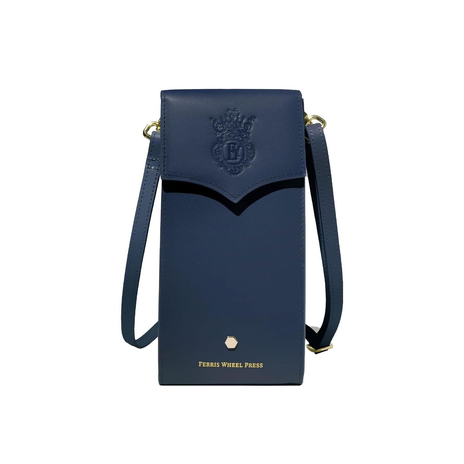 Ferris Wheel Press The Pendant Purse Deri Çanta Navy