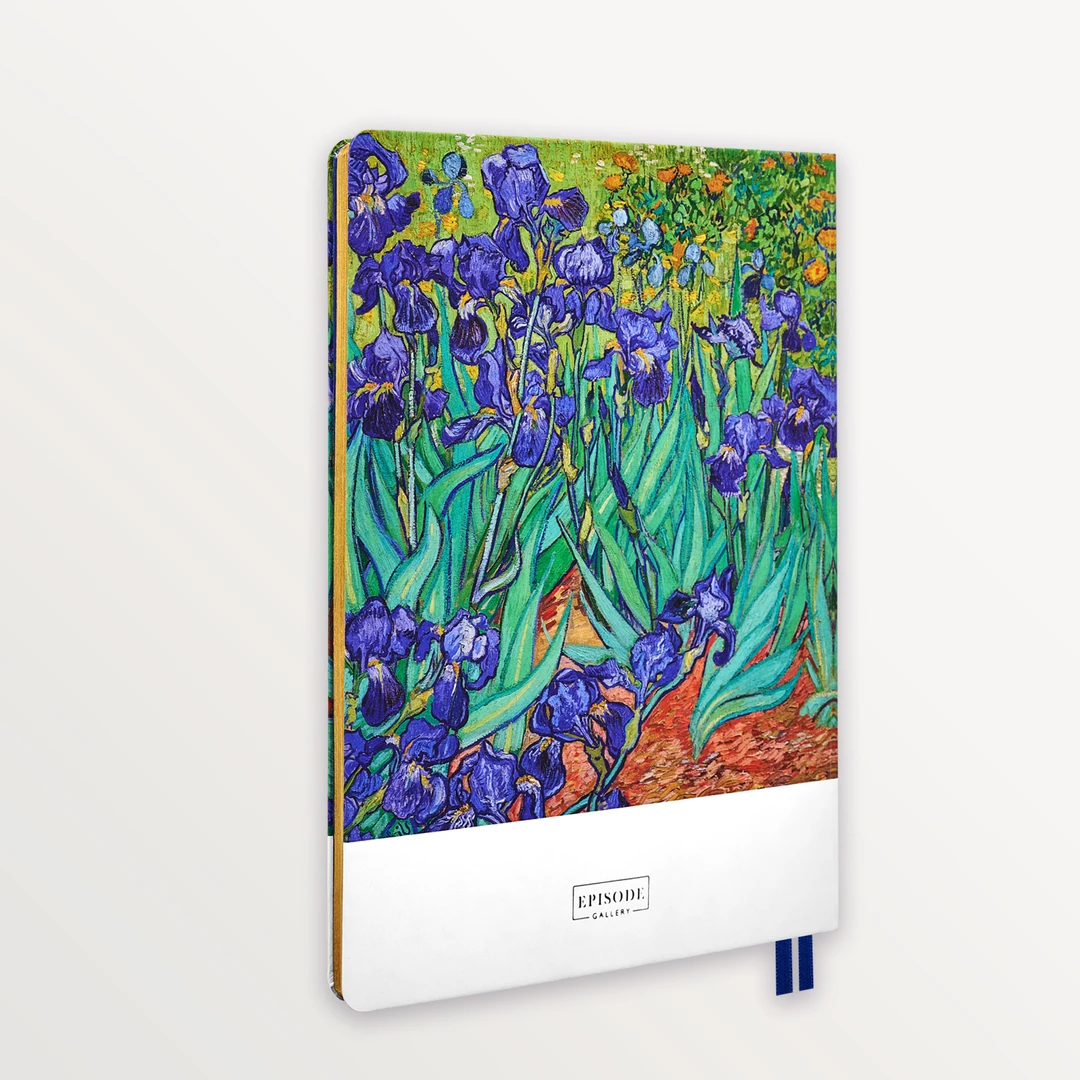 EPISODE GALLERY VAN GOGH IRISES XL CASEBOUND NOTEBOOK
