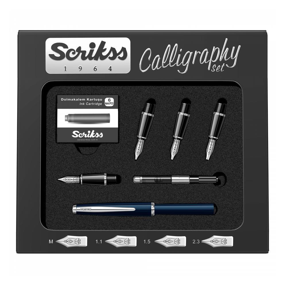 Scrikss 33 Kaligrafi Seti Lacivert