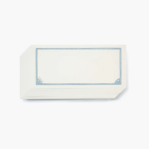 Kakimori Tekli Not Kağıdı - Çerçeveli - Blue grey