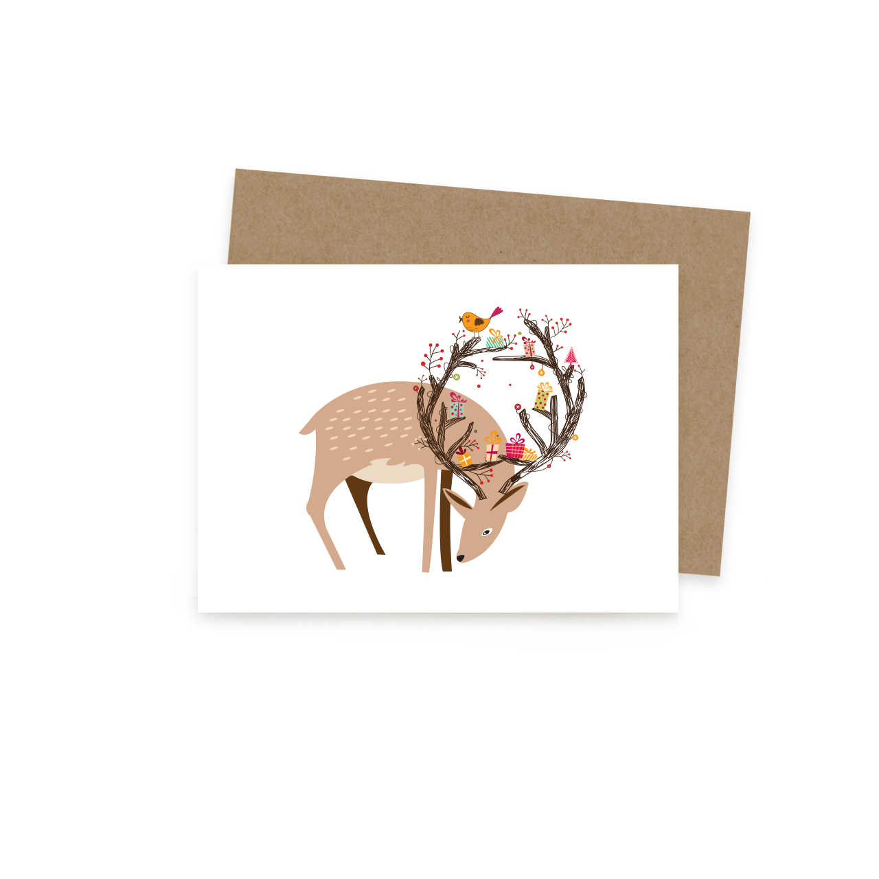 Deer's Dream Tebrik Kartı ve Zarf Seti