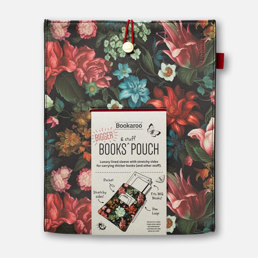 IF Bookaroo Books & Stuff Pouch Kitap&Defter Kılıfı  Dark Floral