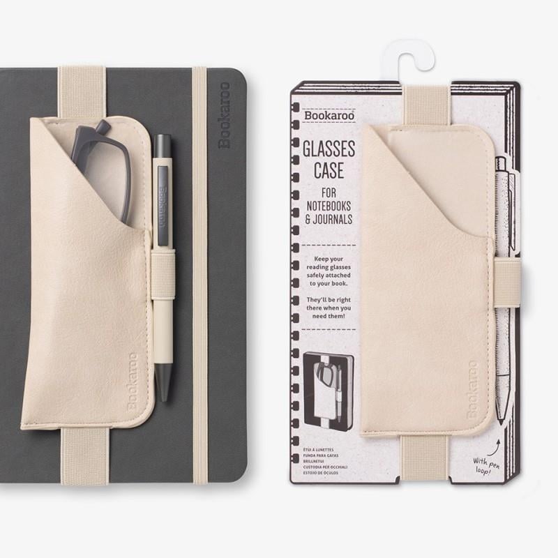 IF Bookaroo Glasses Case Lastikli Gözlük Kılıfı - Cream 