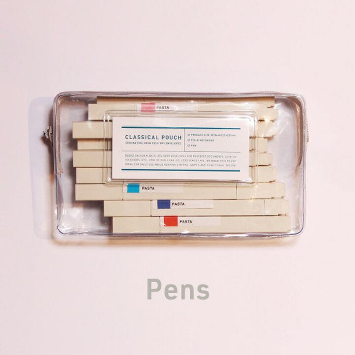 Kokuyo Classic Pouch Kalemlik Transparent 