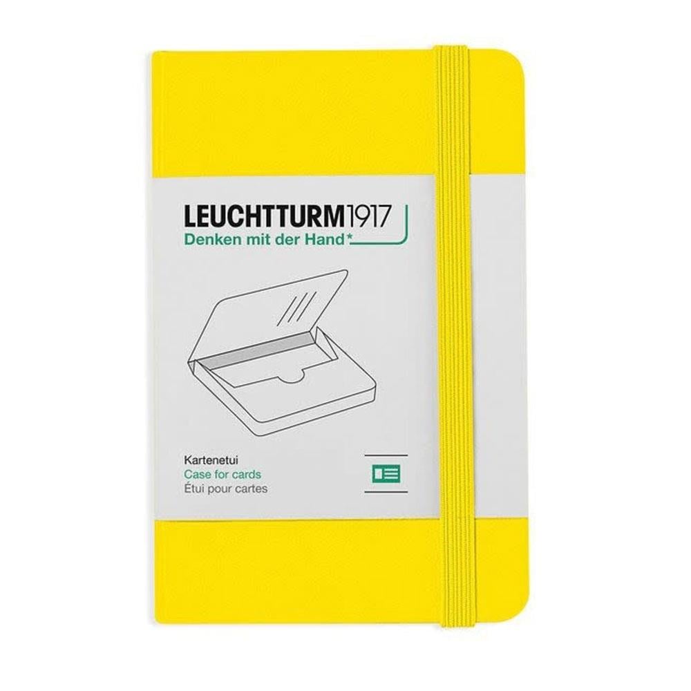 Leuchttrum 1917 Defter Görünümlü Kartvizitlik Lemon 364419