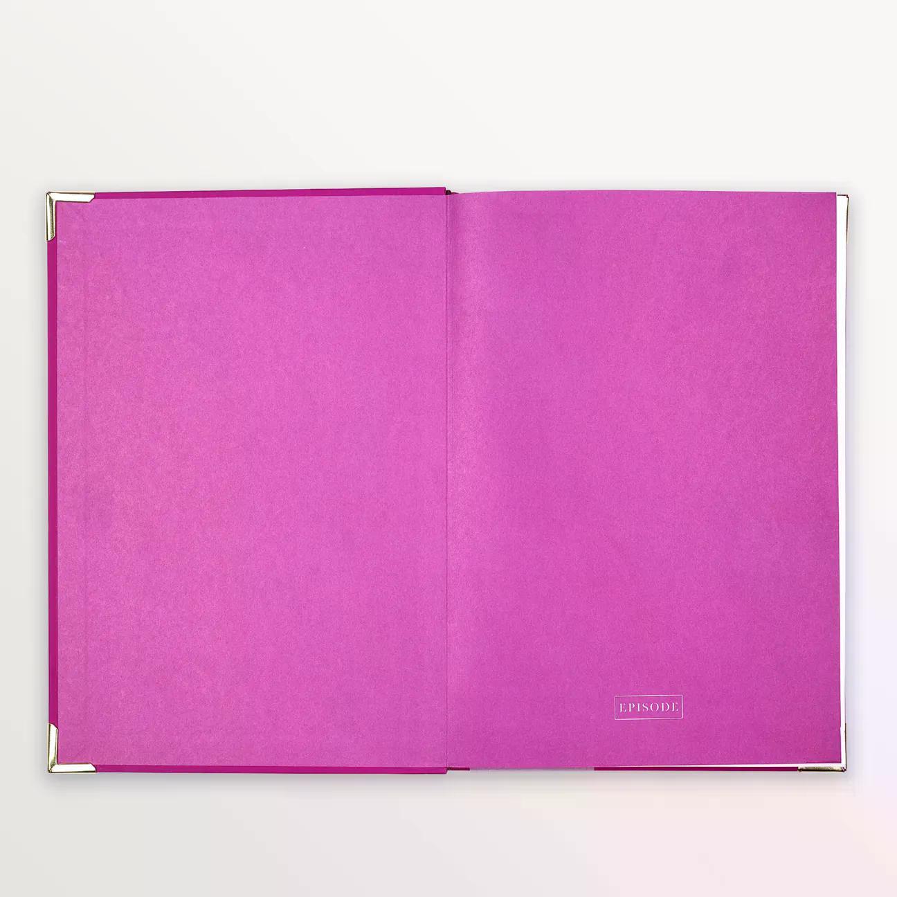 Episode Colourblock Uno Lush Blackberry B5 Kalın Defter