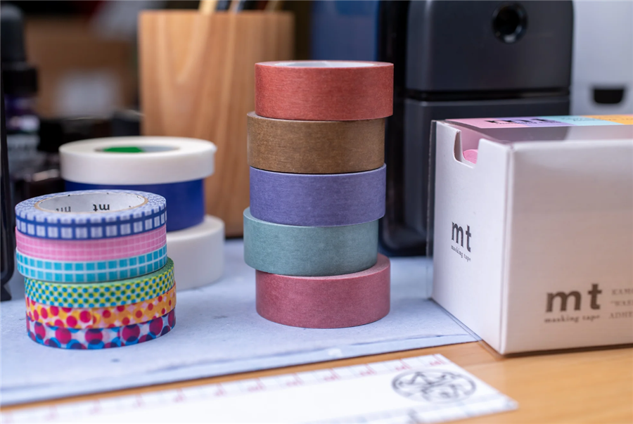 Kamo-i Masking Washi Tape 15mm×7m Yellow Earth