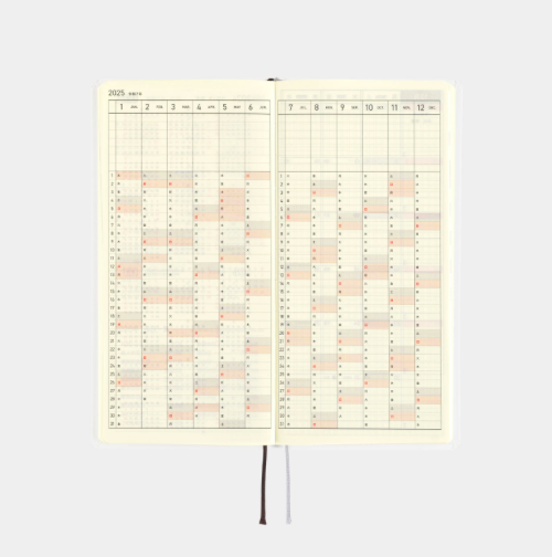 Hobonichi Techo Weeks 2025 Masamune Kusano x junaida: Through the Purple Night