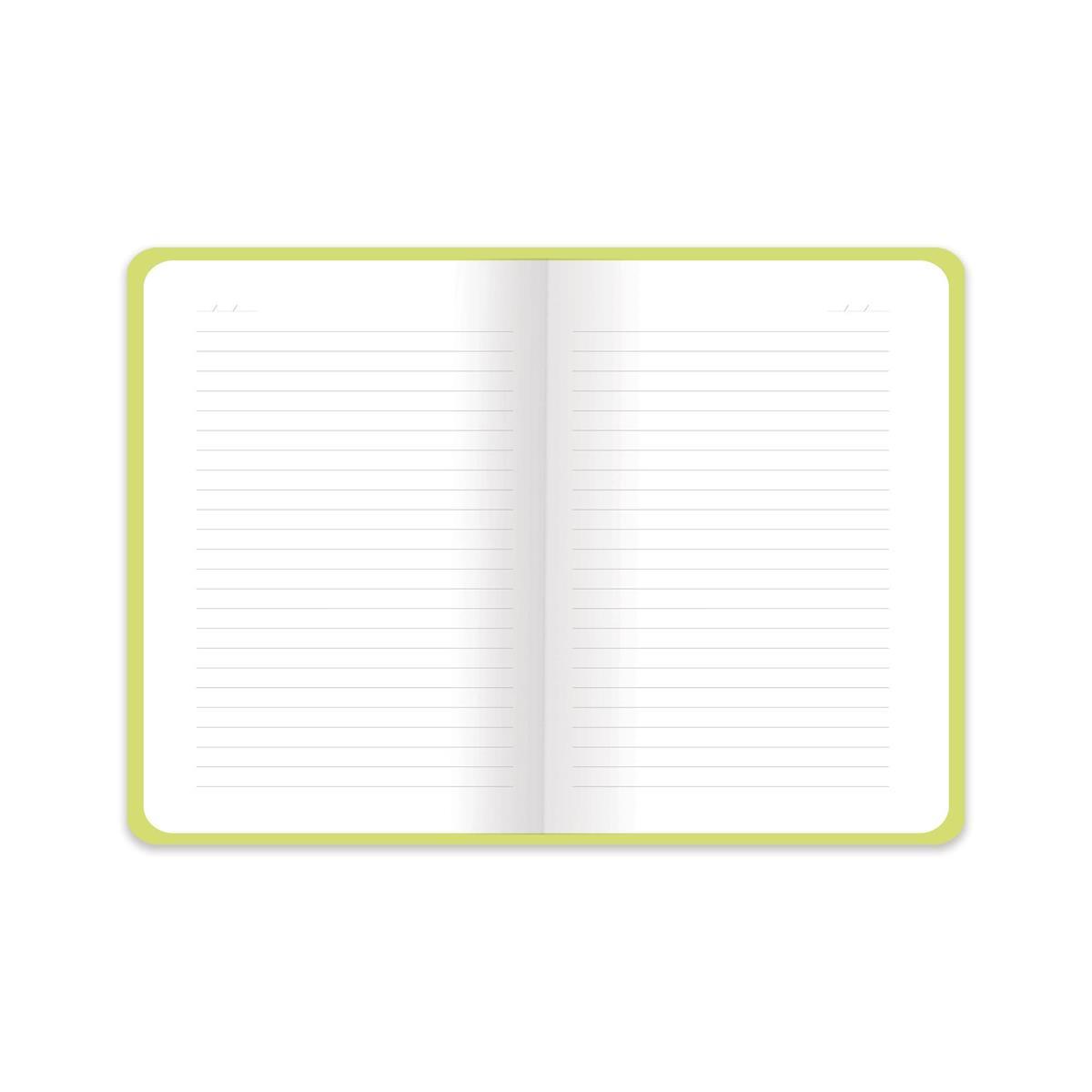 Keskin Color 13.5x19.5 Termo Deri Çizgili Flexy Defter Winner - Açık Yeşil
