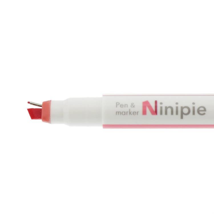Ninipie Dual Tipped Çift Uçlu Fosforlu Kalem Kırmızı