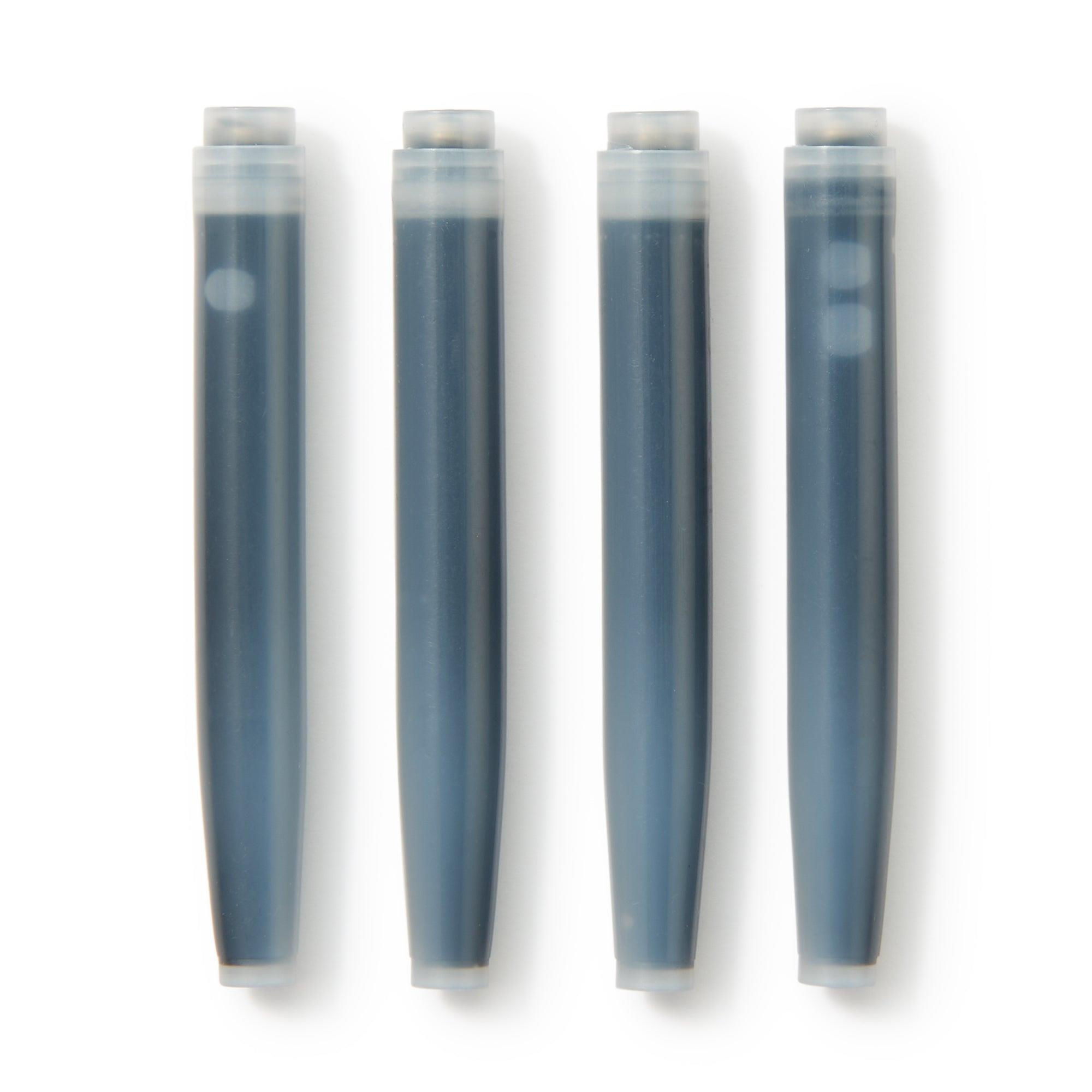 Muji Polycarbonate Siyah 4'lü Dolma Kalem Kartuşu 