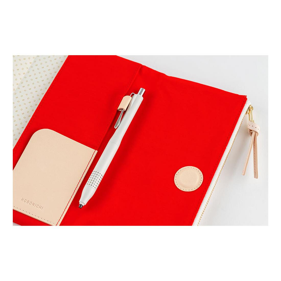 Hobonichi Techo Weeks Cover - Tragen RED Defter Kılıfı
