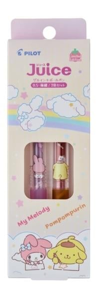 Pilot x Sanrio Juice Limited Edition 2'li Jel Kalem Seti My Melody-Pompompurin