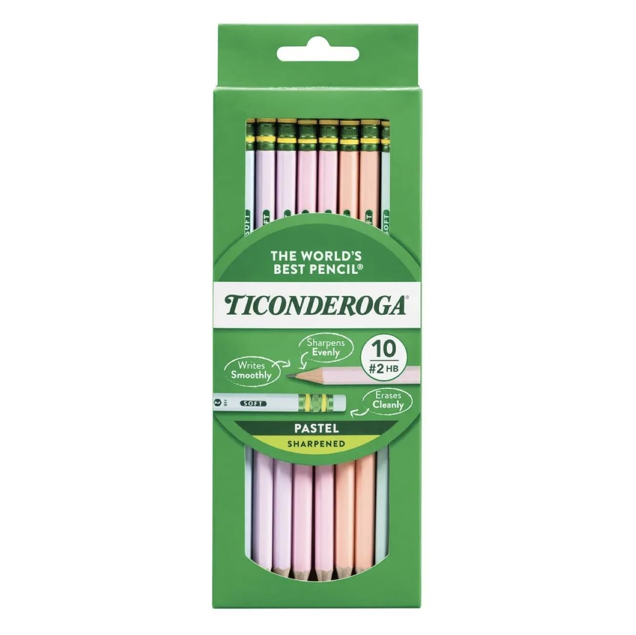 Dixon Ticonderoga The World's Best Pencil Pastel New 10'lu Kurşun Kalem