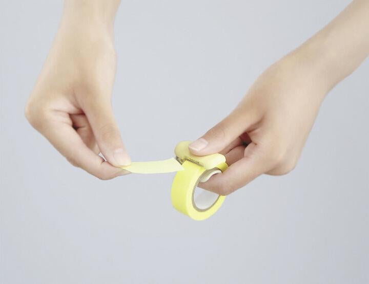 Kokuyo Karu Cut clip-type Washi Tape Cutter Kesme Makası 10~15mm Beyaz