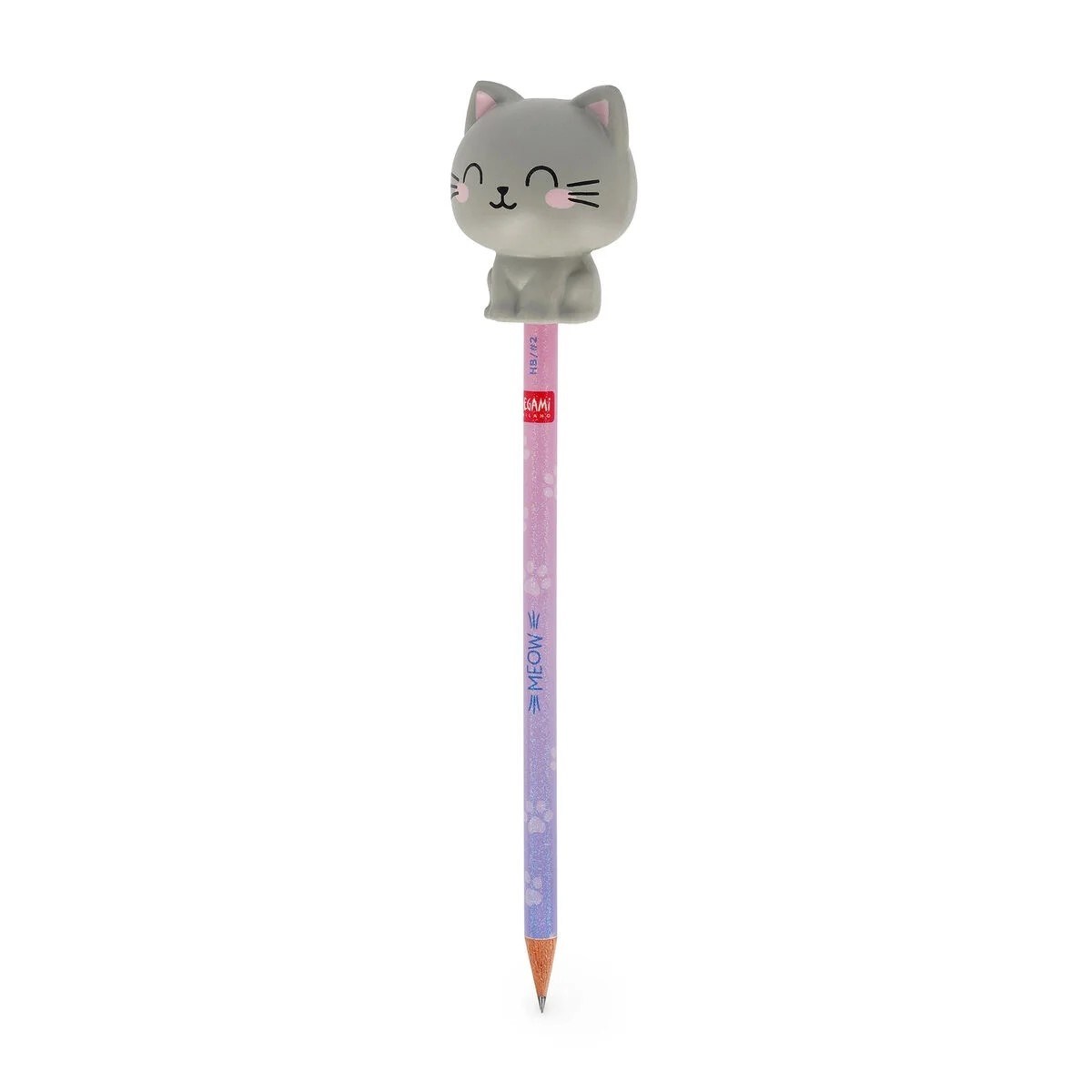 Legami Squeezies - Squishy Figürlü Kurşun Kalem - Kedicik PSQ0002 