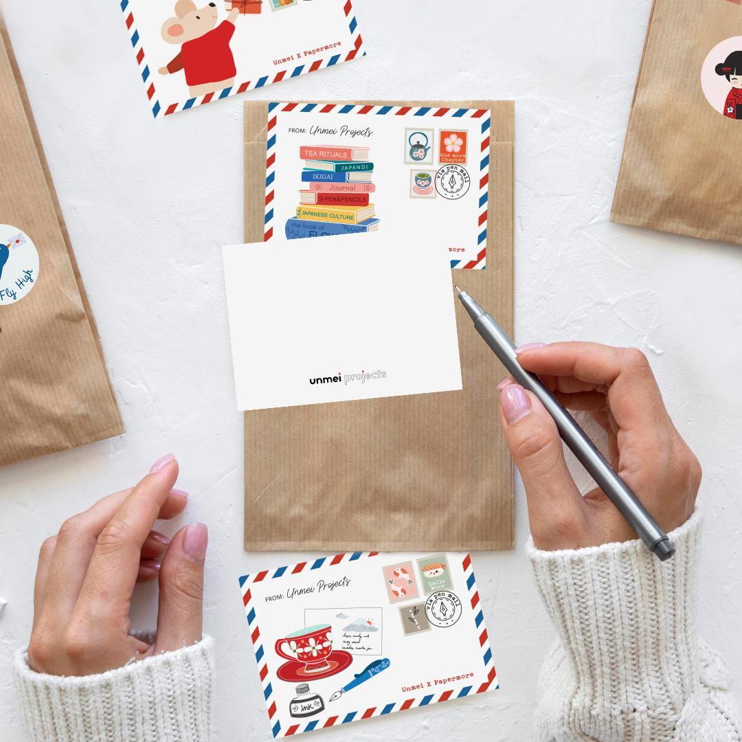 Unmei x Papermore Kartpostal Seti