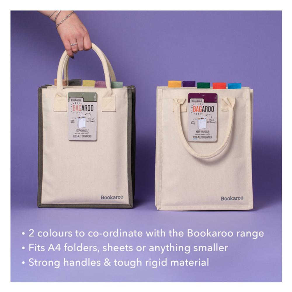 IF Bookaroo Bagaroo - Pastel Körüklü Kanvas Çanta