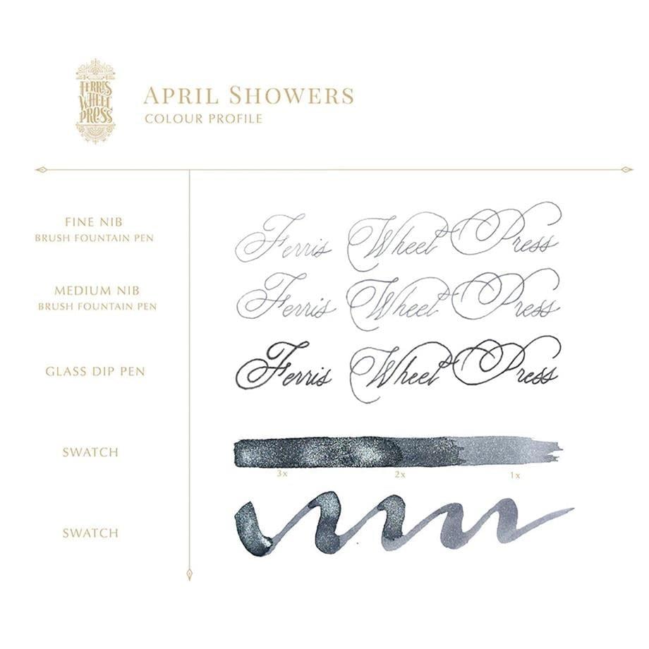 Ferris Wheel Press 38 ml Şişe Mürekkep April Showers
