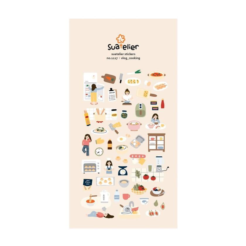 Suatelier Deco Sticker Vlog_Cooking