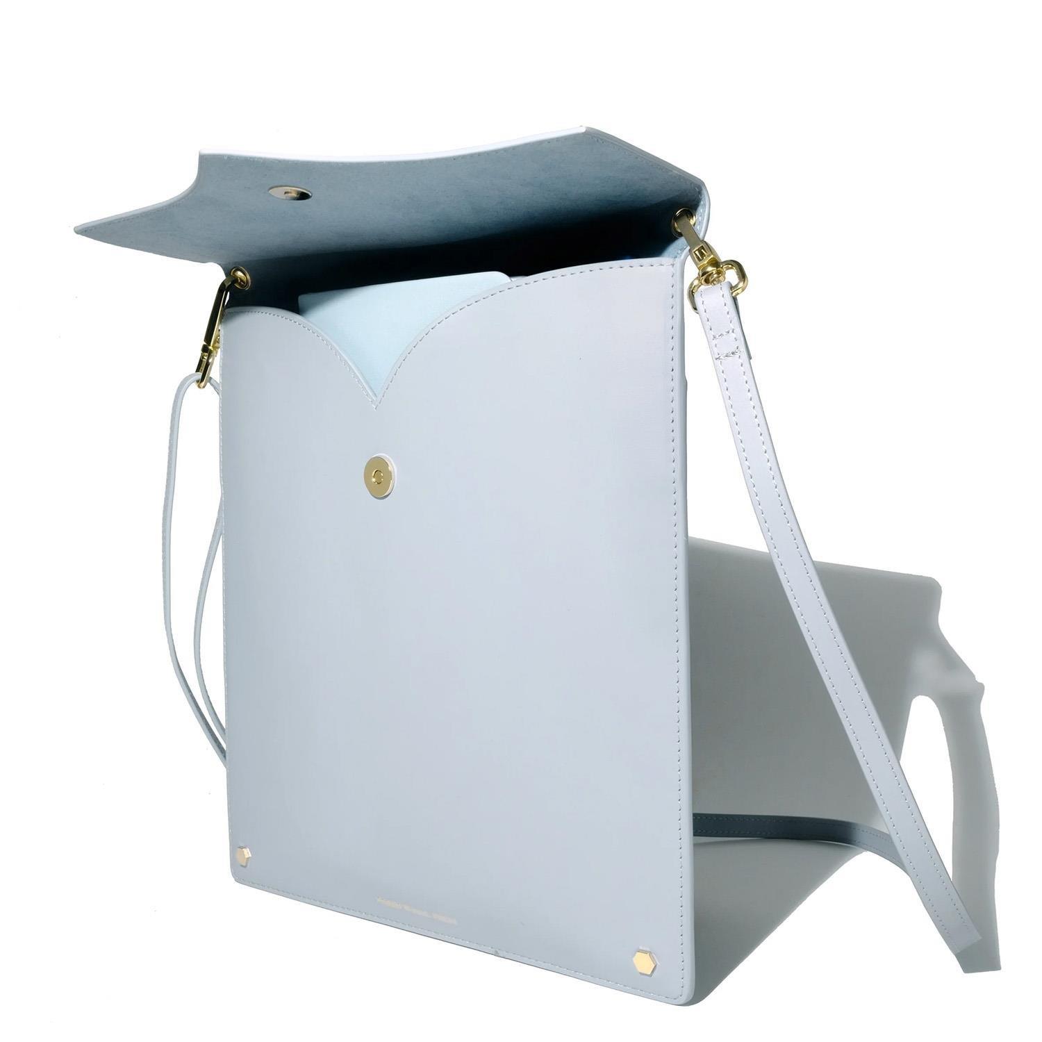 Ferris Wheel Press The Pendant Folio Deri Çanta Light Blue
