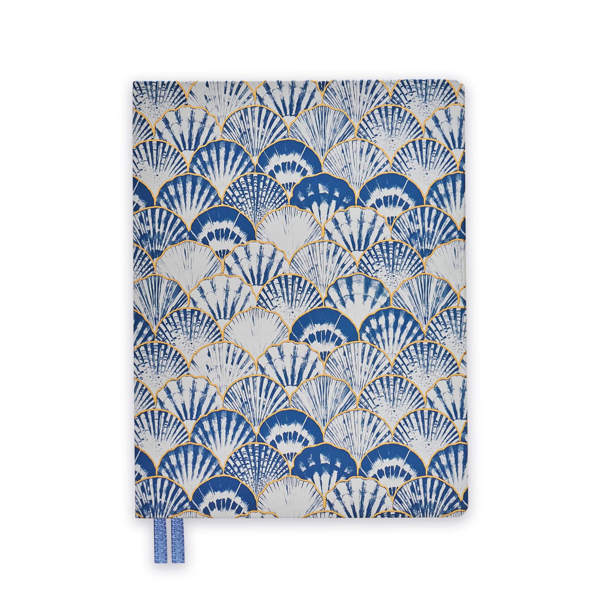 EPISODE TO THE SHORE GILDED SCALLOP  XL CASEBOUND NOTEBOOK