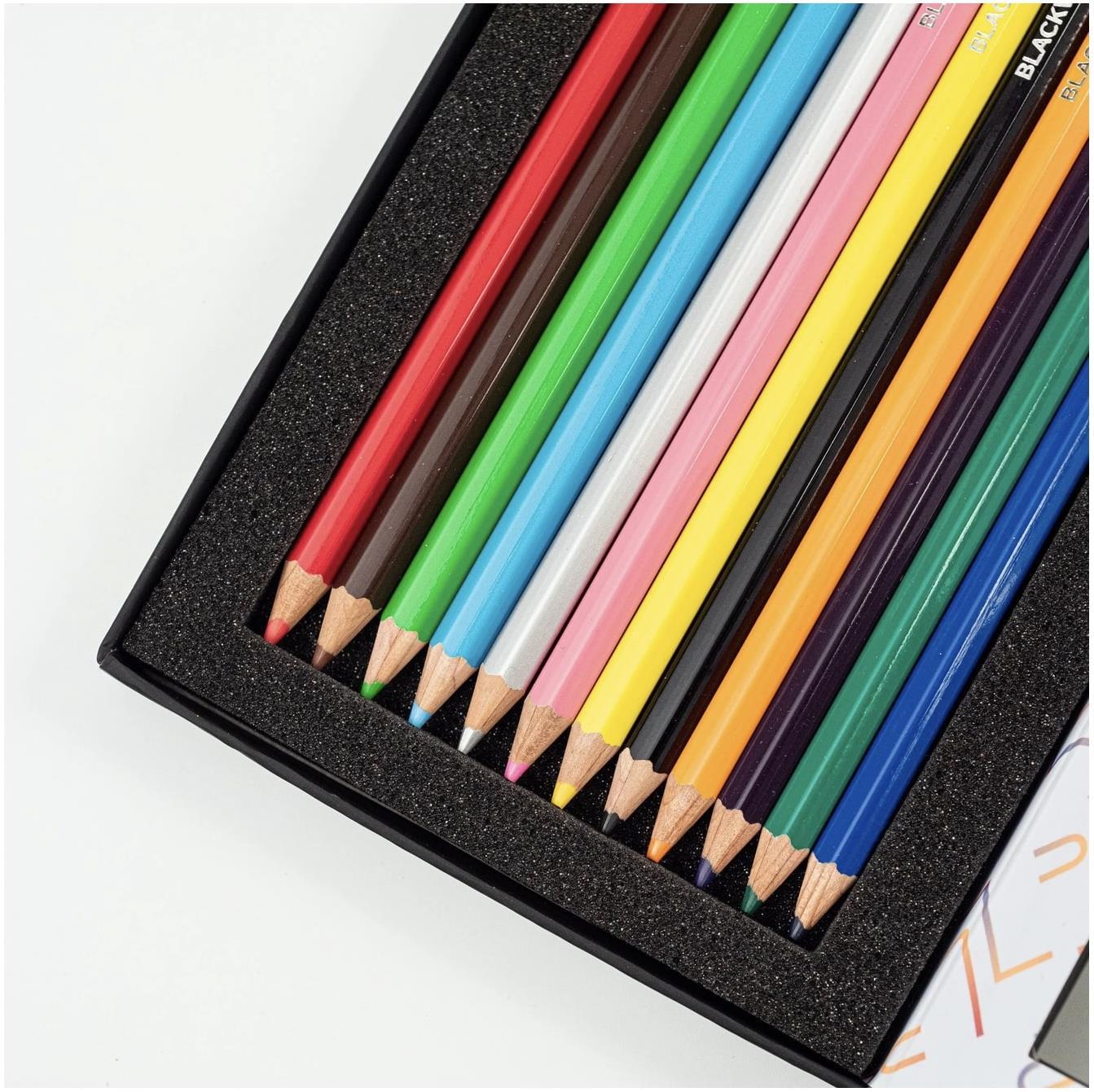 Palomino Blackwing Colors Renkli Ahşap Gövdeli 12'li Kalem Seti 