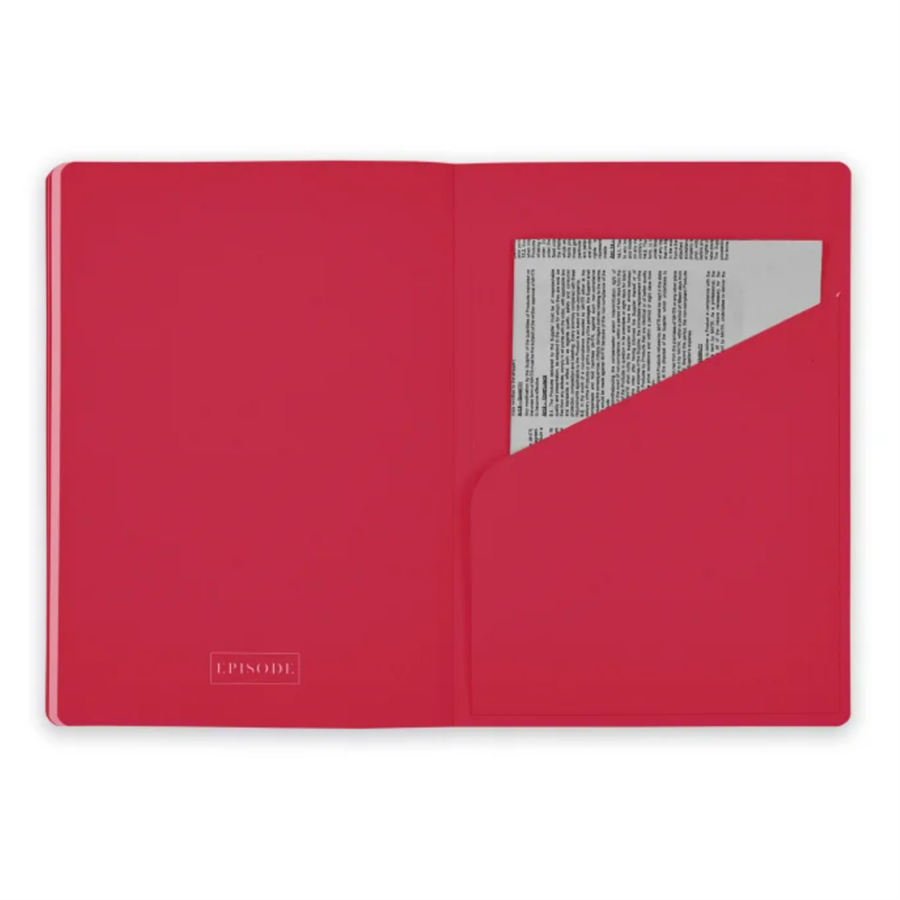 Episode Colourblock Uno Peony Pink A5 Perfect Bound Defter