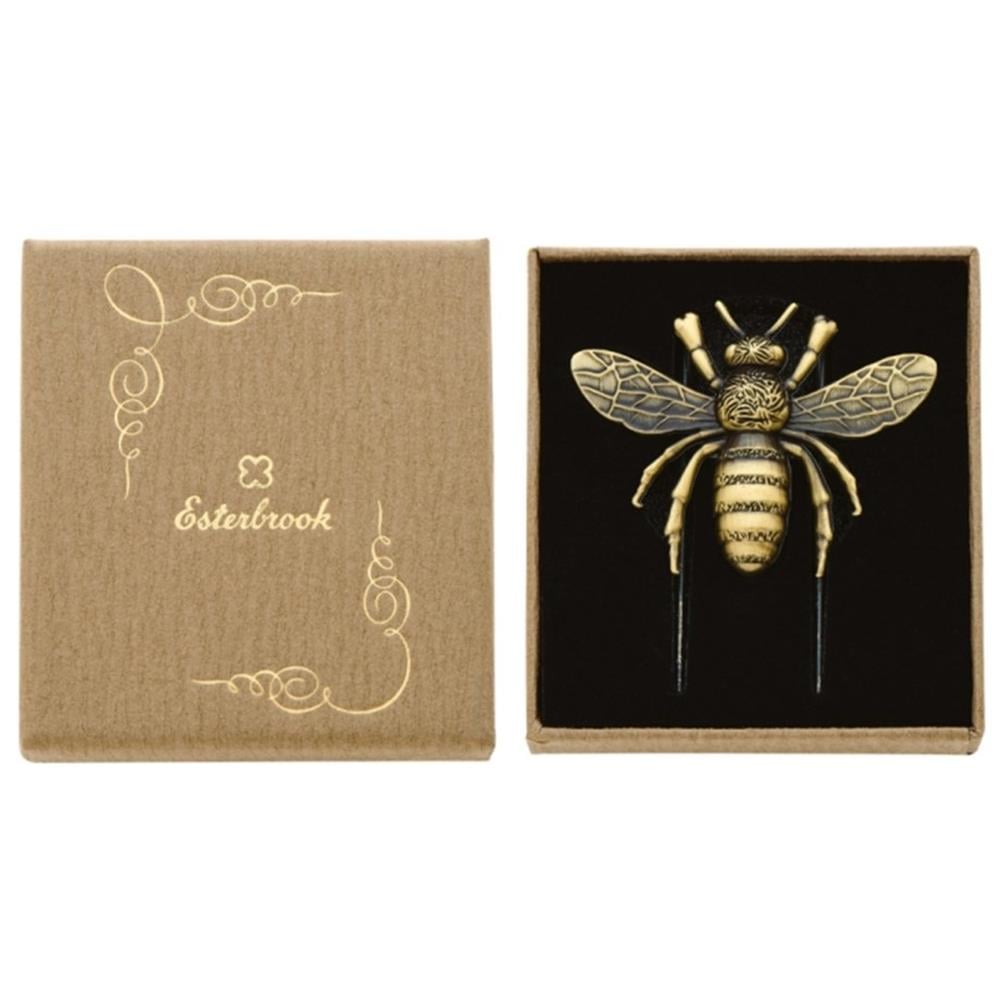 Esterbrook Bee Page Holder Brushed Brass Kitap Tutucu