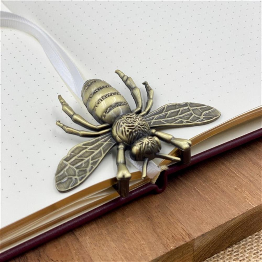 Esterbrook Bee Page Holder Brushed Brass Kitap Tutucu