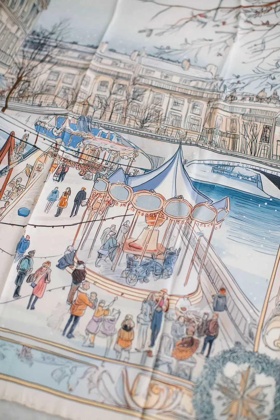 Carrousel d’Hiver İpek Fular