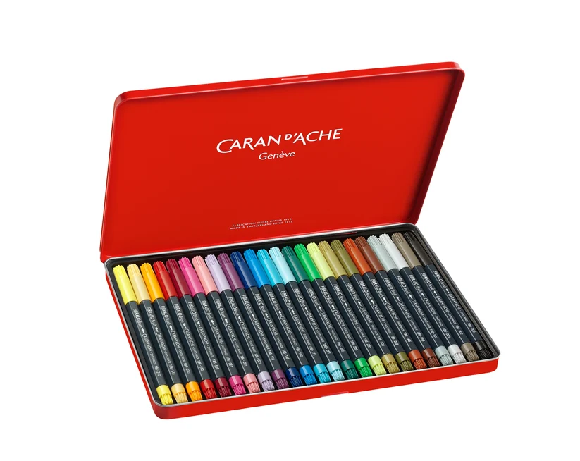 Caran d'Ache Fibralo™ Brush 24'Lü Keçeli Kalem Seti 186_324