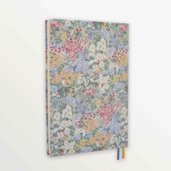 EPISODE CLASSIC FLORALS GERTRUDE'S GARDEN A5 FLEX LINEN NOTEBOOK