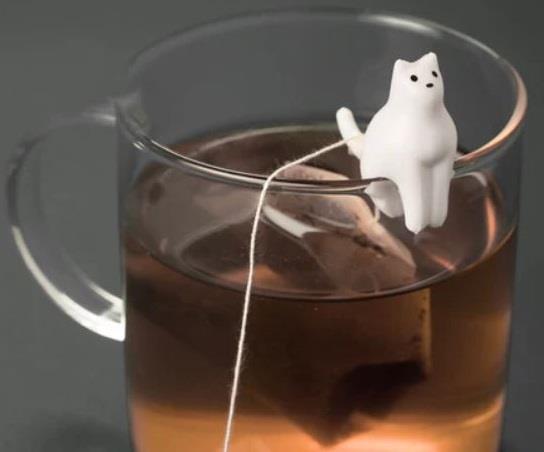Kikkerland Cat Tea Bag Holders Poşet Çay Tutucu